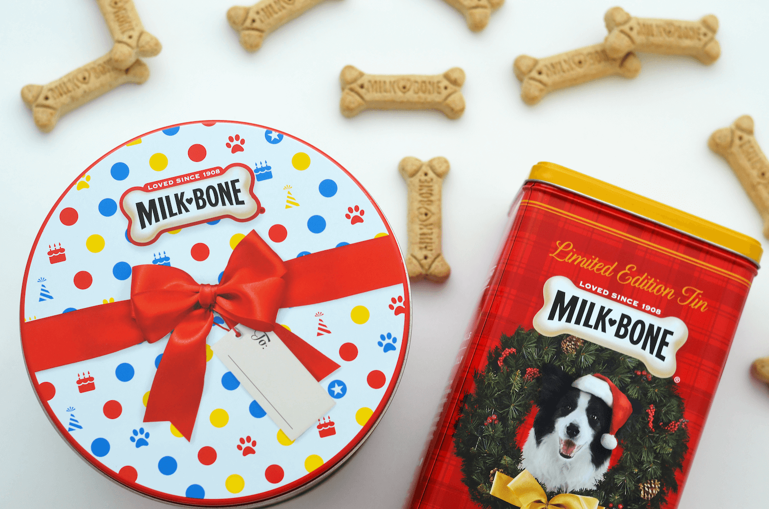 Milkbone dog bone limited edition custom decorative tins